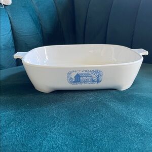 Vintage Corning Ware Amana Radarange Square 10" Casserole Dish Skillet - No Lid